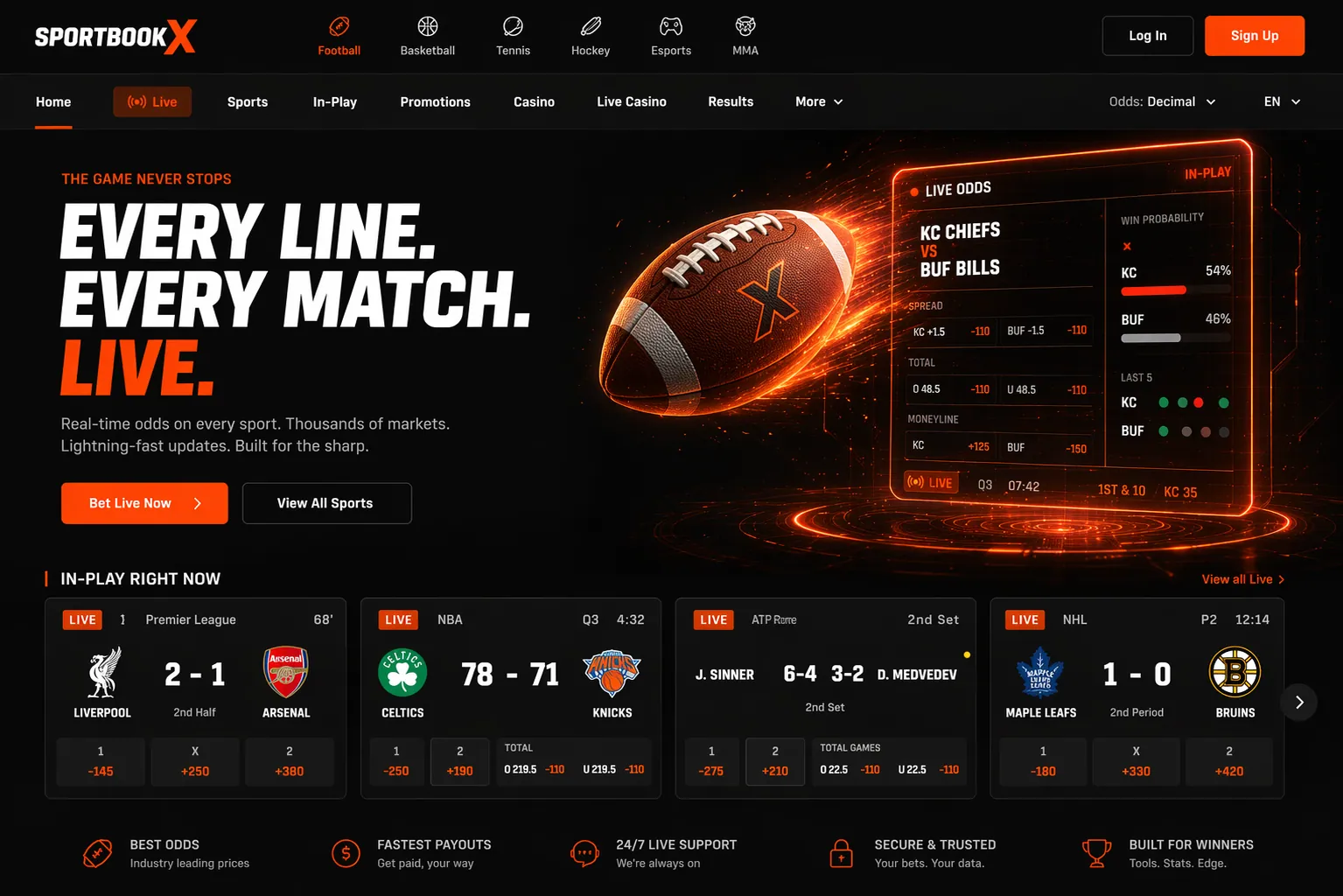 Sportbook X keyvisual